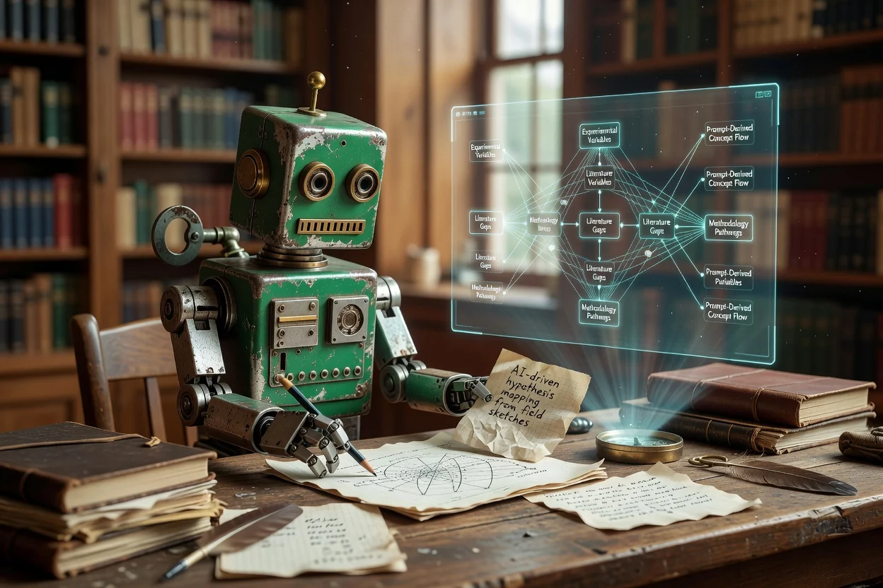 Planned ai research diagram generator capability result example
