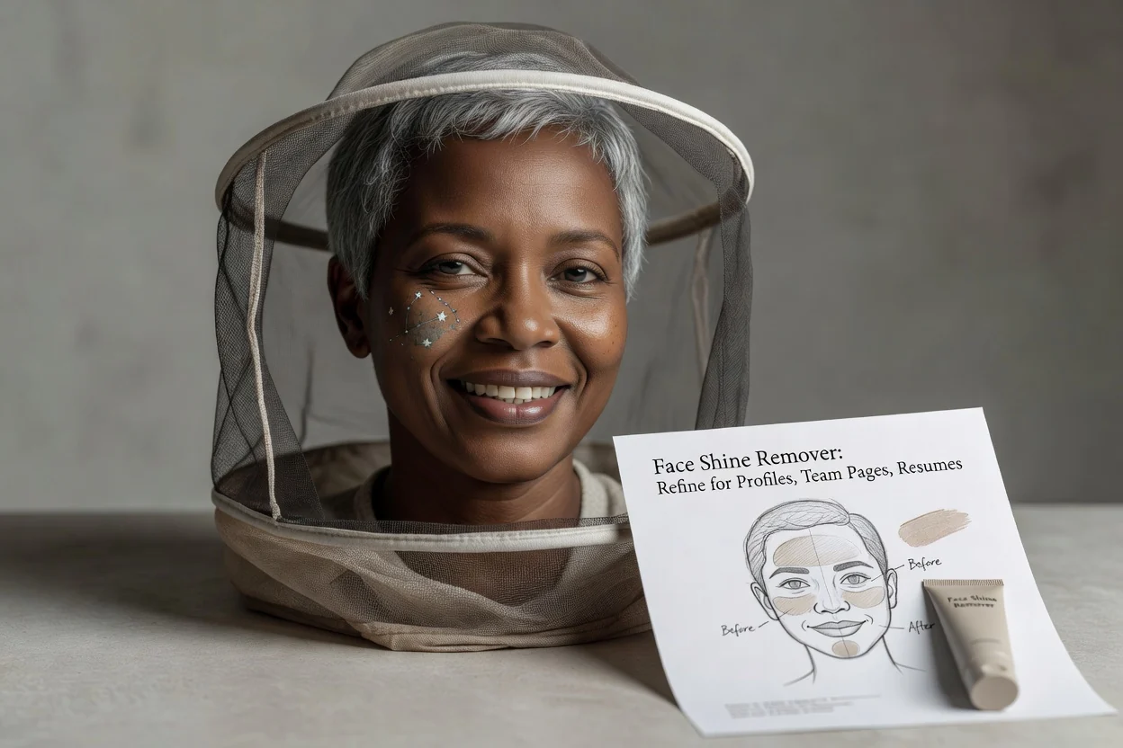 Planned face shine remover use case one example