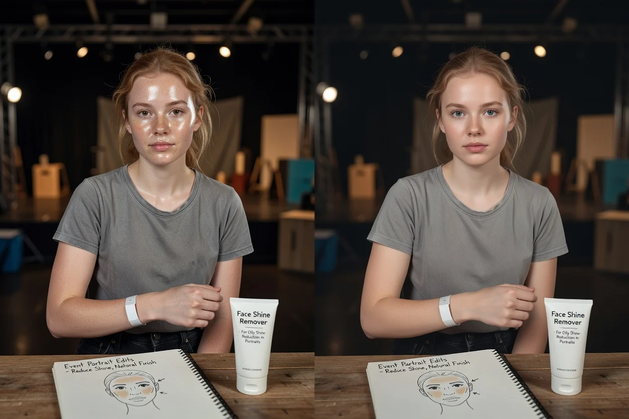Planned face shine remover use case two example