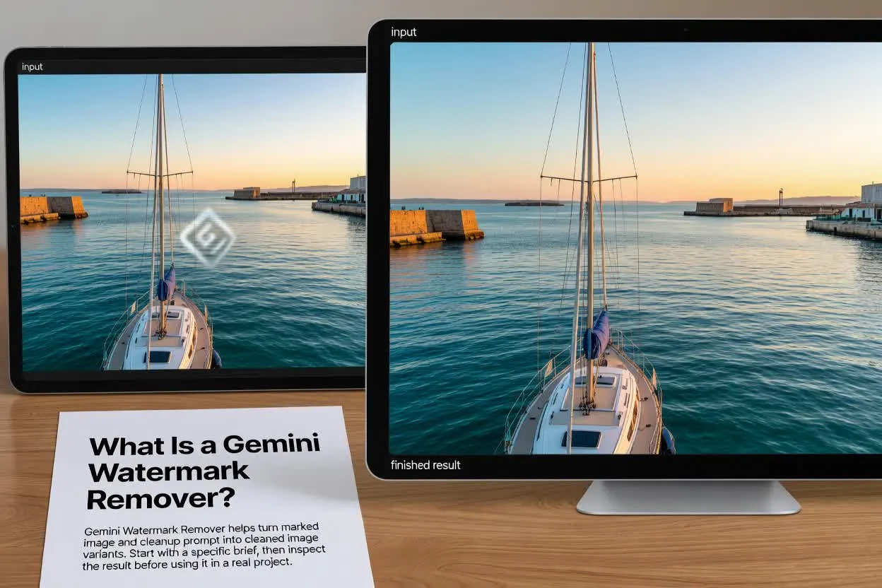 Geplantes Definitionsbeispiel für den Gemini-Wasserzeichenentferner