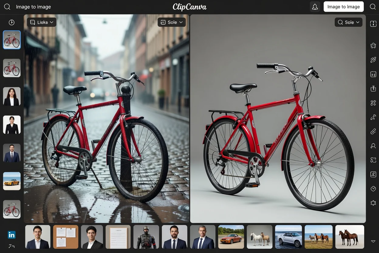 Planned image to image capability result example
