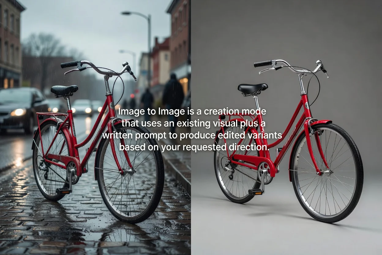 Planned image to image definition example