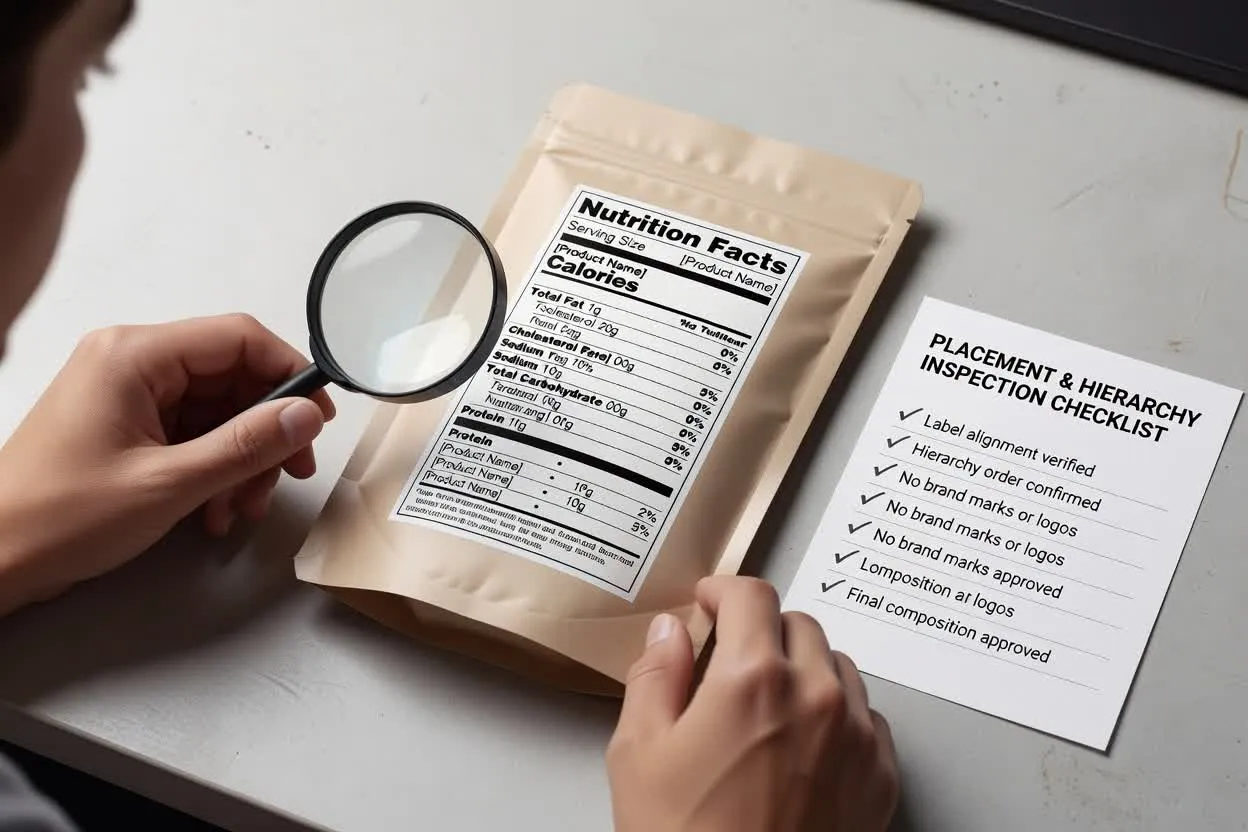 Planned nutrition label mockup generator use case three example