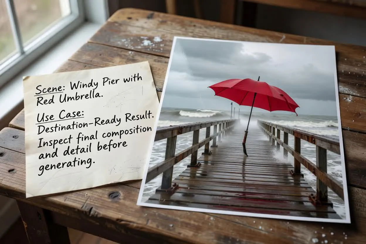 Planned qwen image generator use case three example