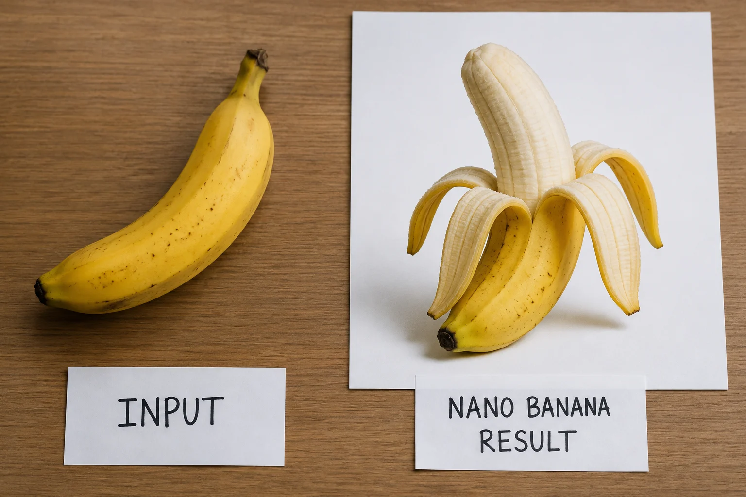 Nano Banana model overview example