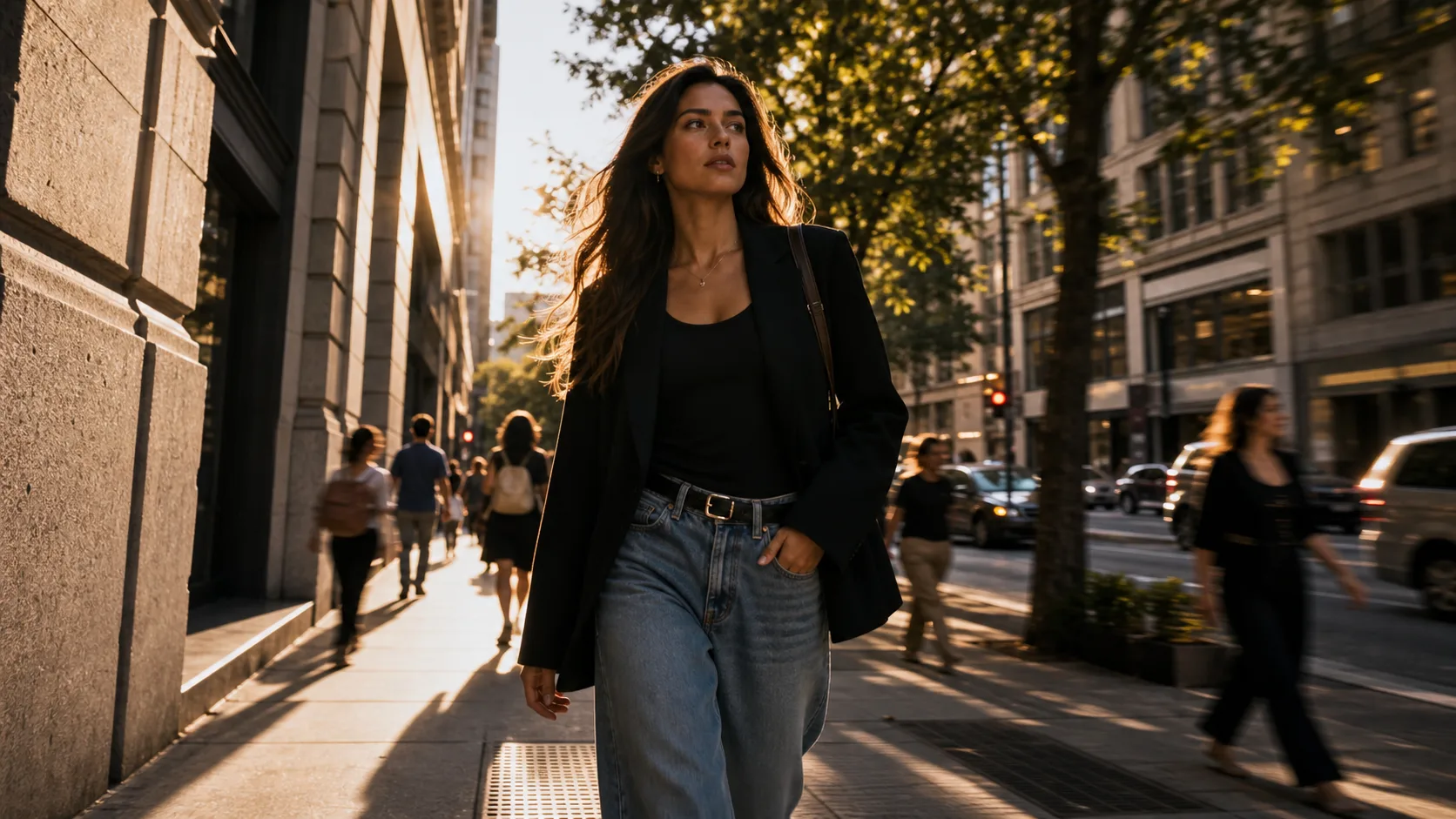 Street fashion walk