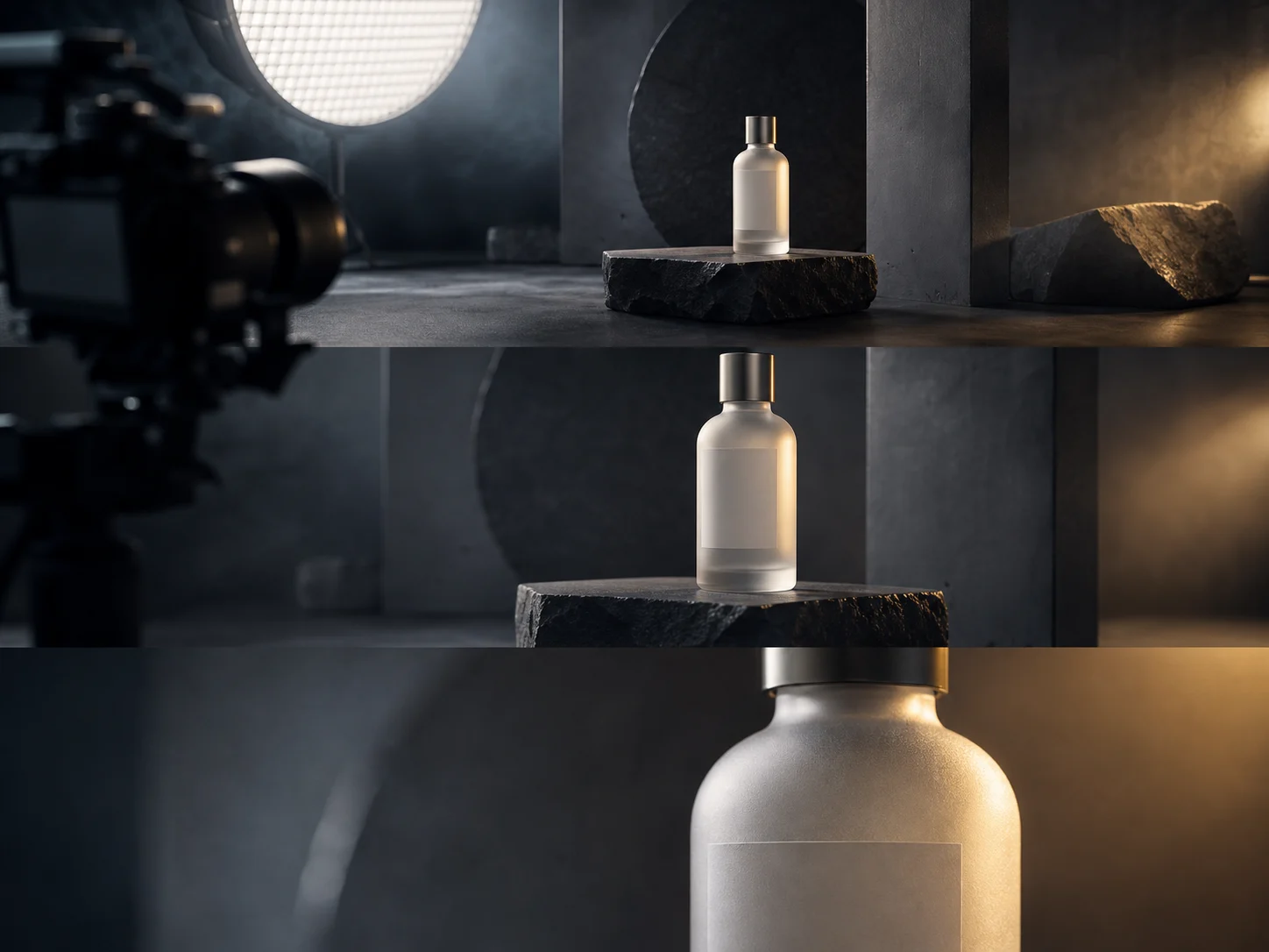 Camera Direction Study: Skincare — Creative planning concept, not a Wan 3.0 output.