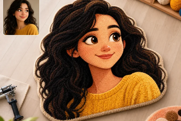 AI 3D Cartoon Rug Generator