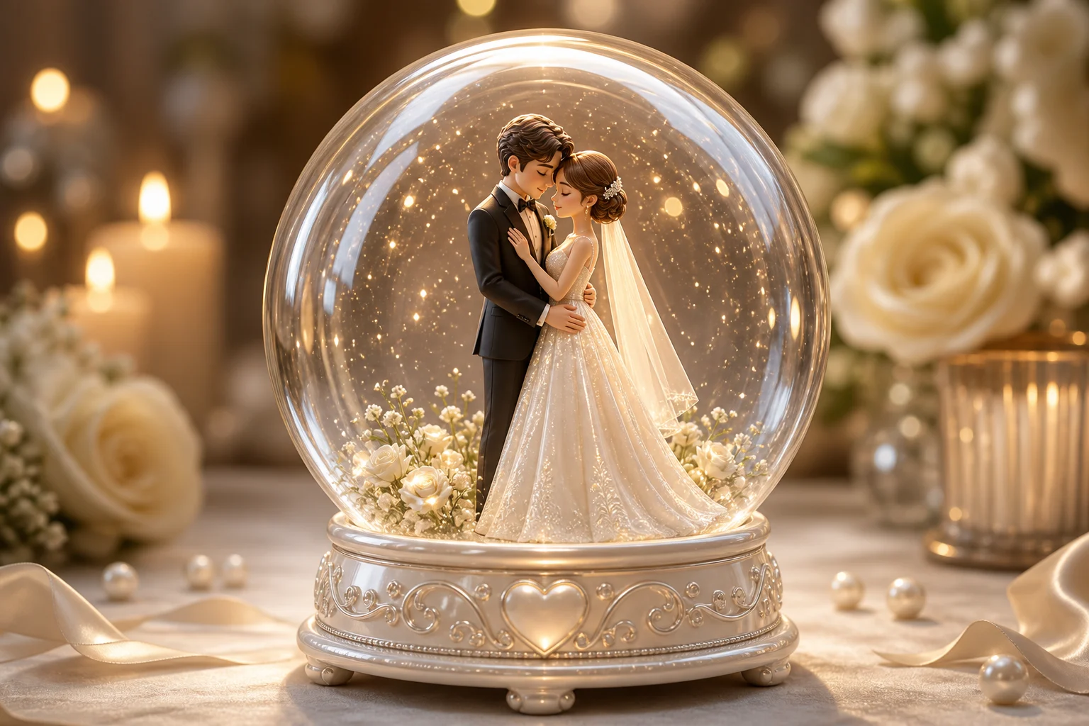 AI 3D Couple Crystal Ball Generator Example 3