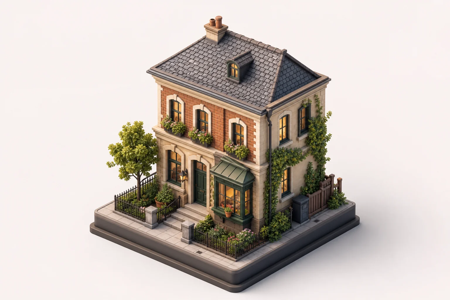 AI 3D Miniature Building Generator example 1
