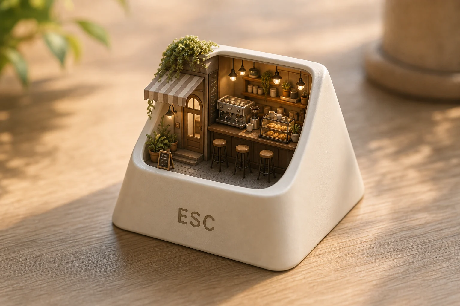 AI 3D ESC Keycap Generator result 3