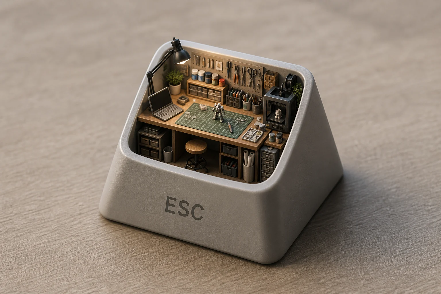 AI 3D ESC Keycap Generator result 6