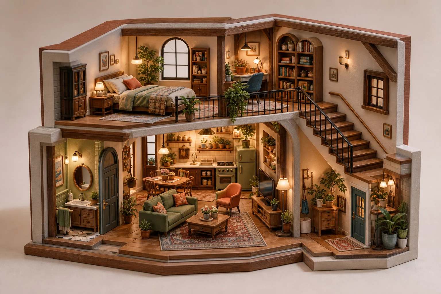 AI 3D Miniature Scene Generator result 3