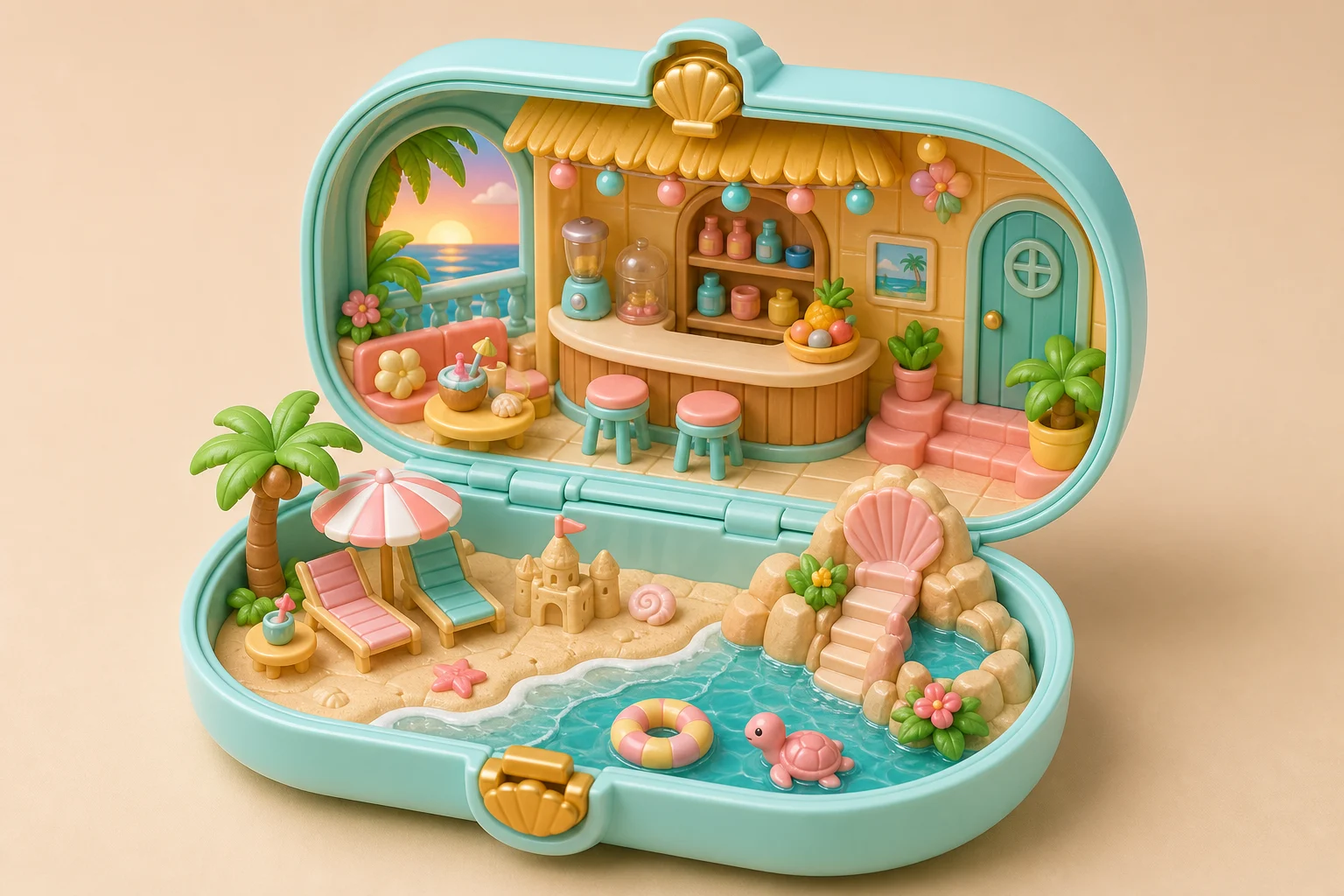 AI 3D Polly Pocket Generator result 3