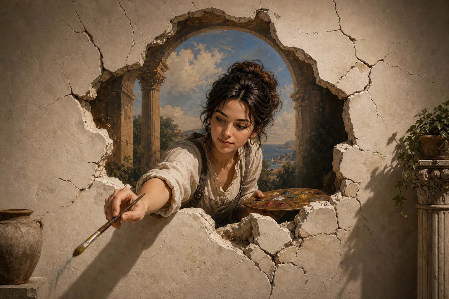 AI 3D Trompe L'Oeil Art Generator