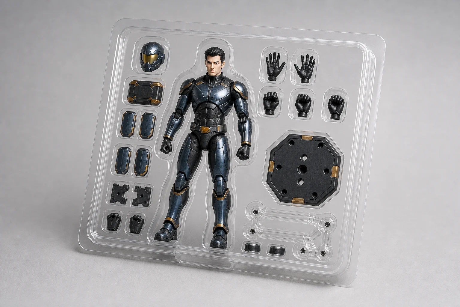 AI Action Figure Generator sample result with a boxed collectible action figure look 2