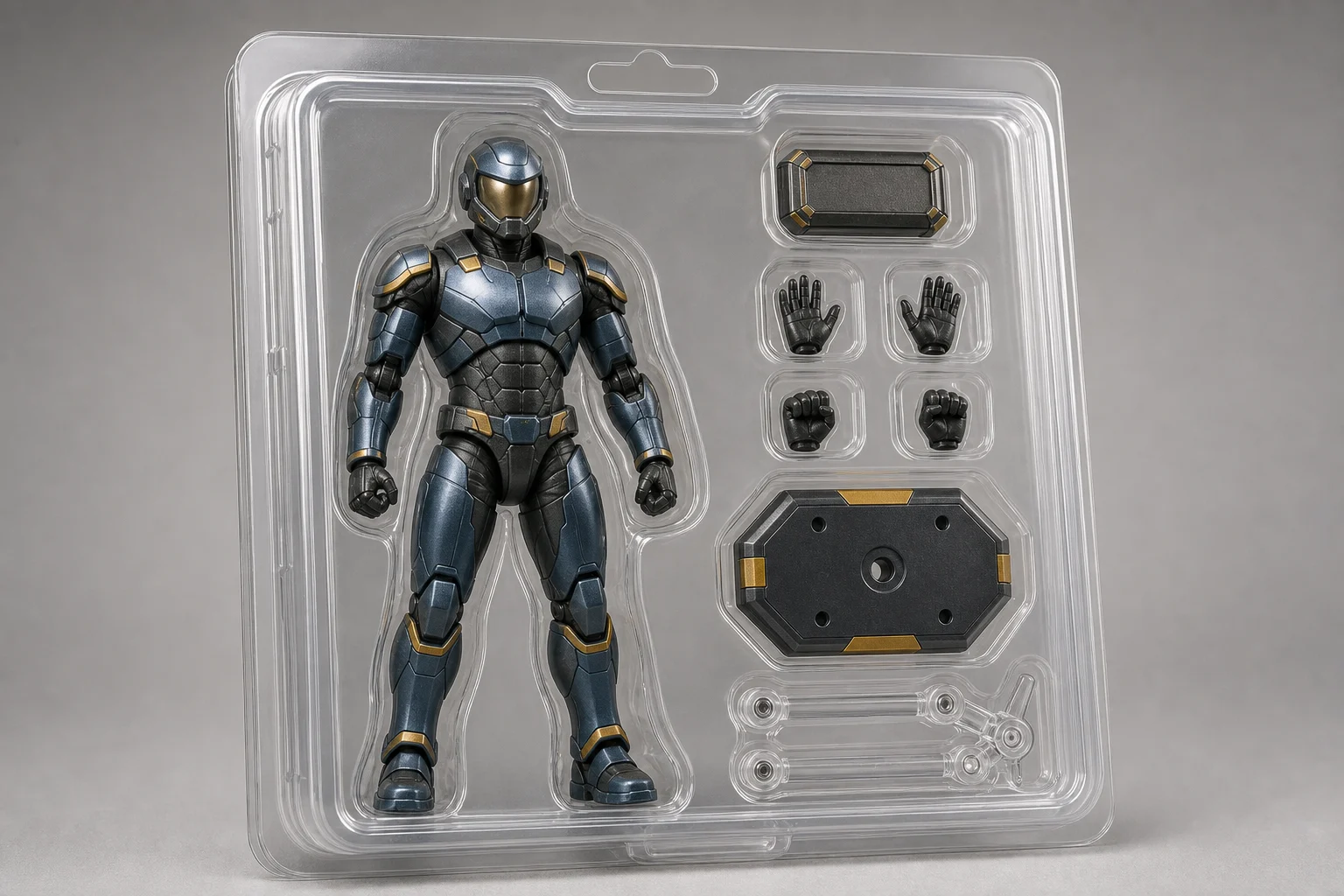 AI Action Figure Generator sample result with a boxed collectible action figure look 5