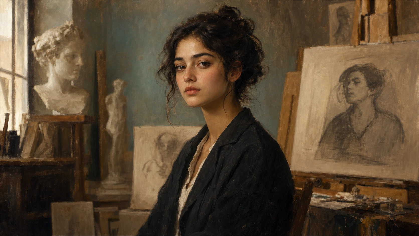 Art School Portrait Generator
