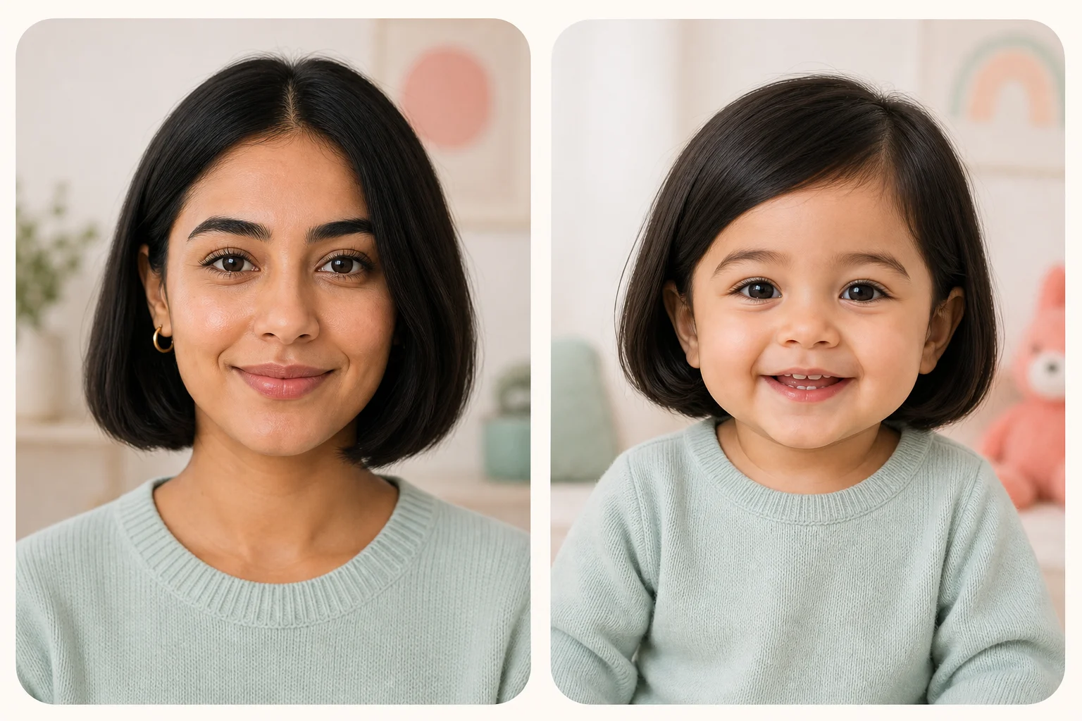 AI baby filter portrait example 5