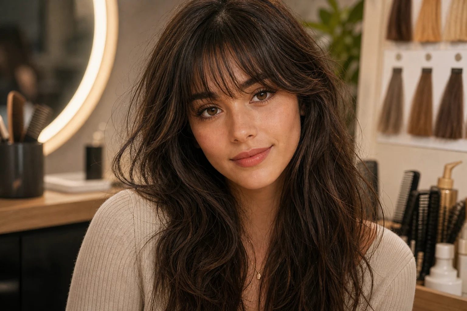 AI Bangs Filter