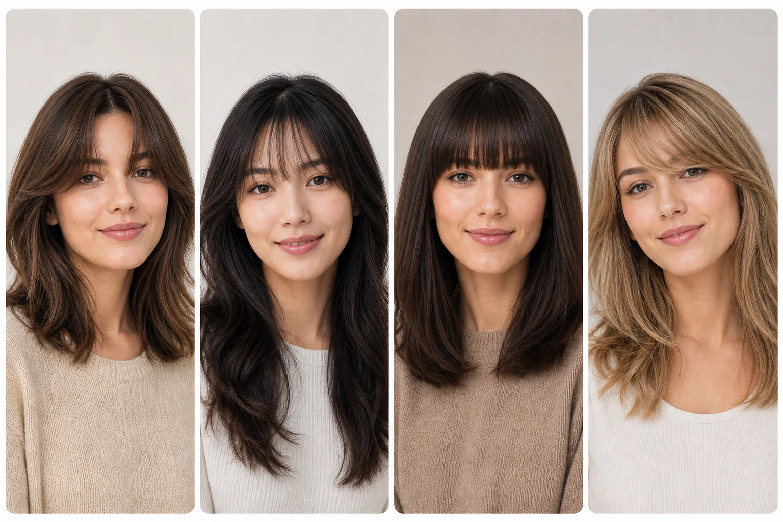 AI bangs filter hairstyle example 6