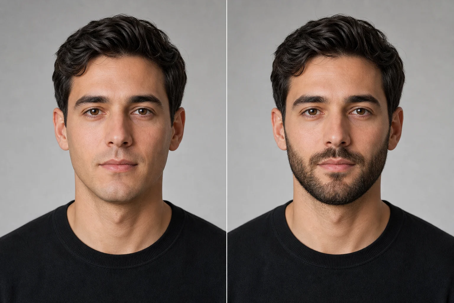 AI Beard Filter realistic beard preview example 4