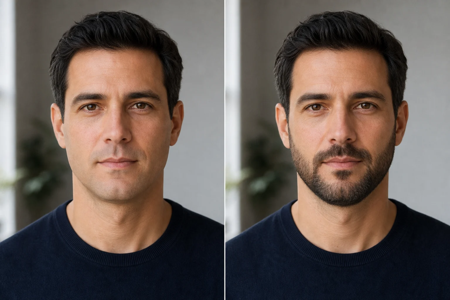AI Beard Filter realistic beard preview example 6