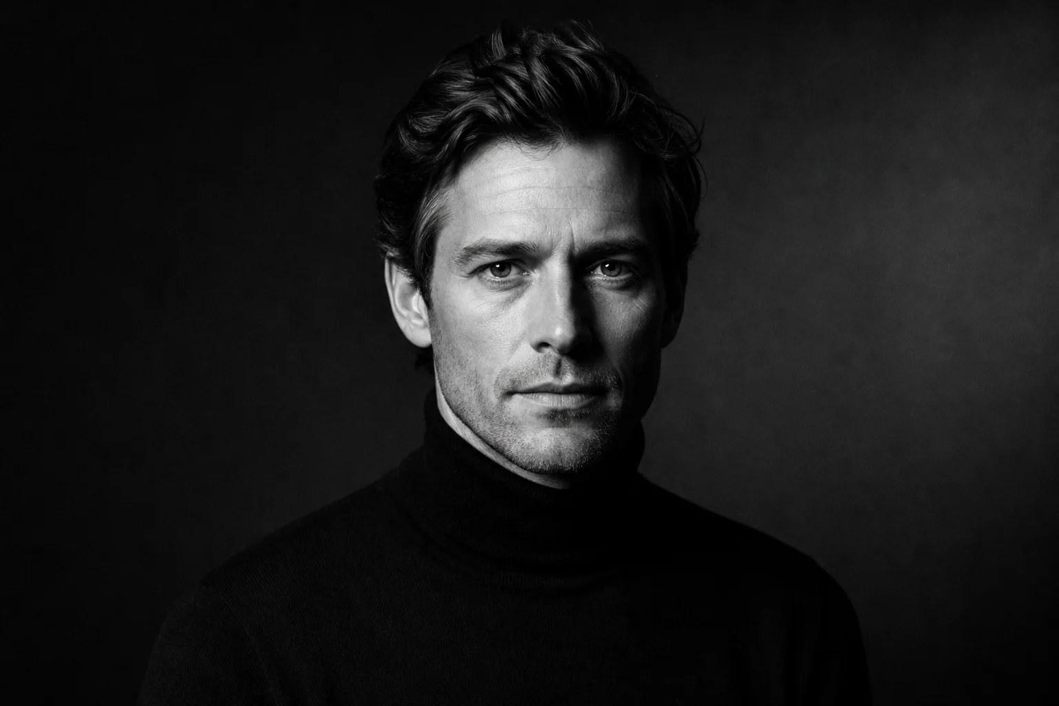 AI Black and White Portrait Generator black and white portrait example 1