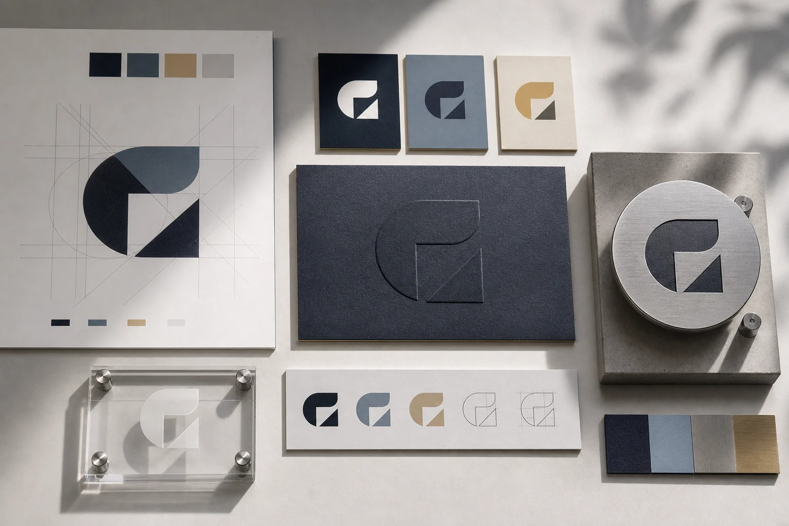 AI brand board showcase example