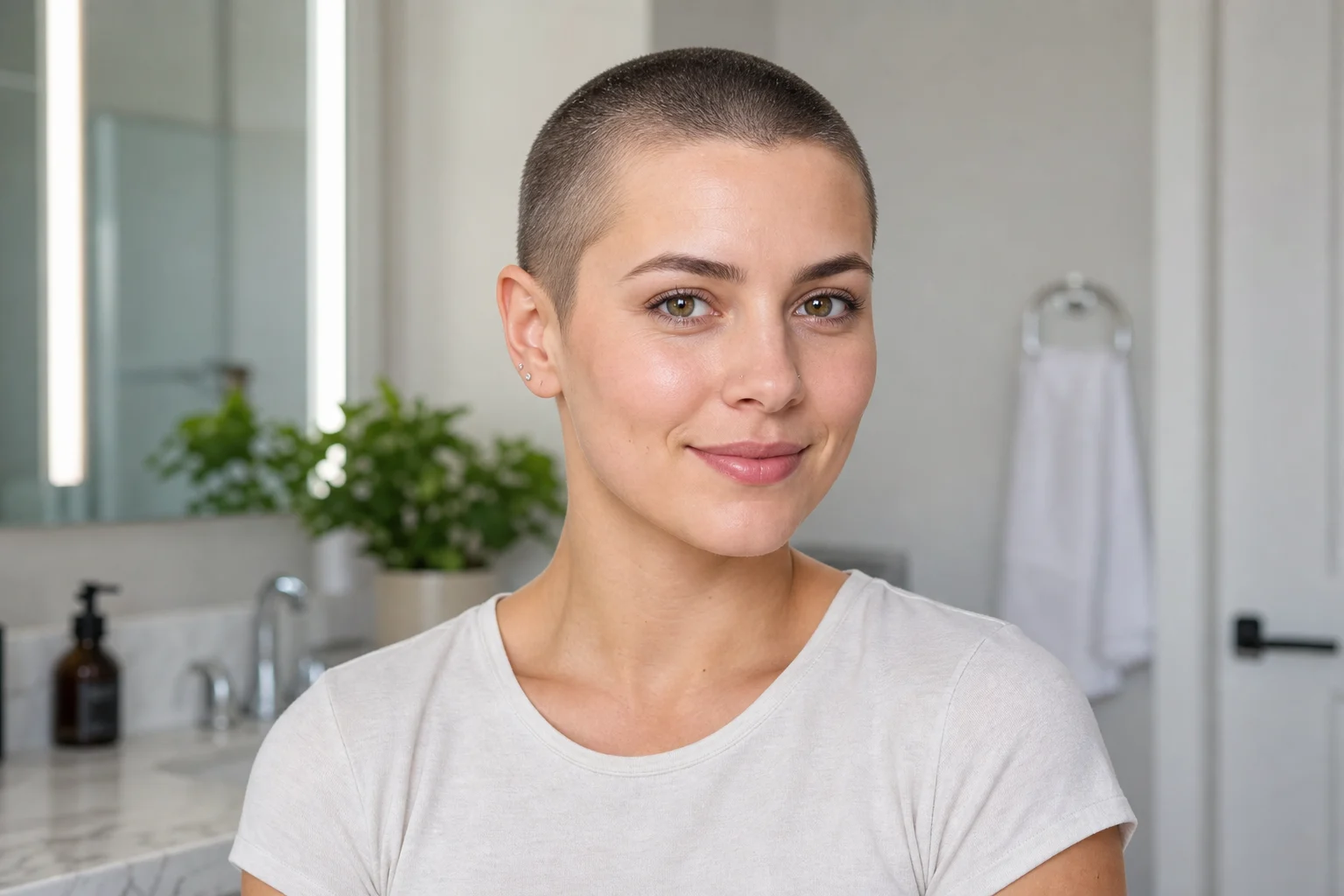 AI Buzz Cut Filter example 2