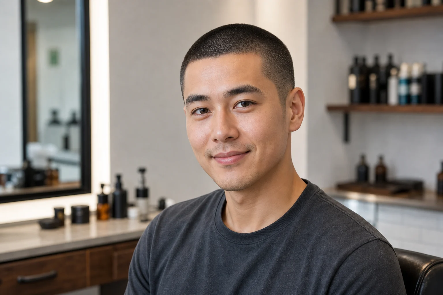 AI Buzz Cut Filter example 5