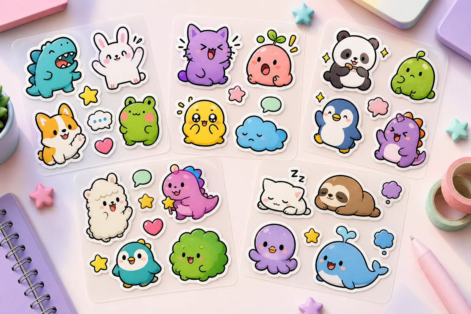 AI Cartoon Sticker Generator example 2
