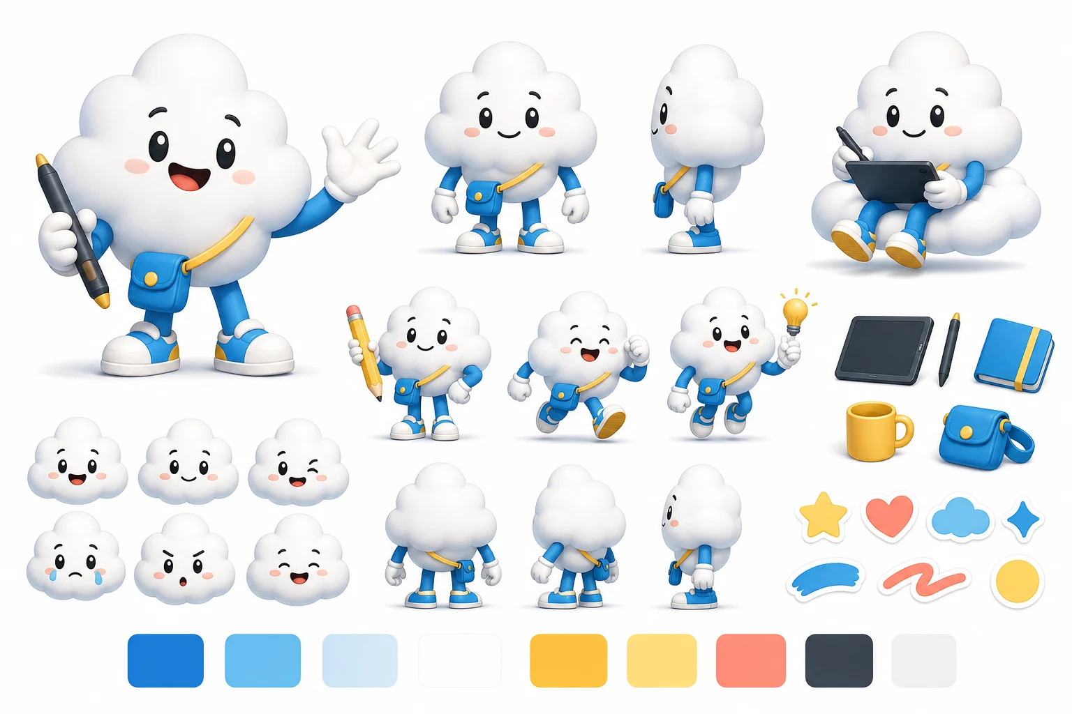 brand character design sheet