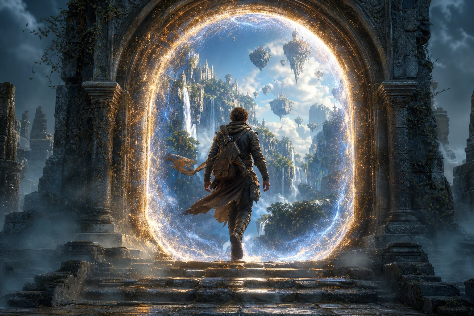 AI Character Portal Travel Effect example 1