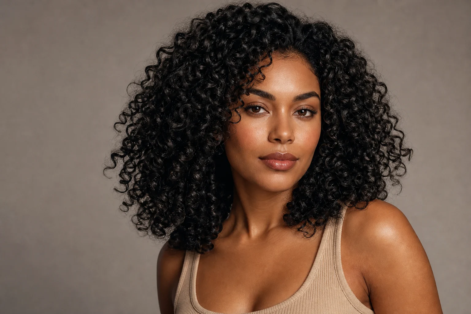 AI Curly Hair Filter result 1