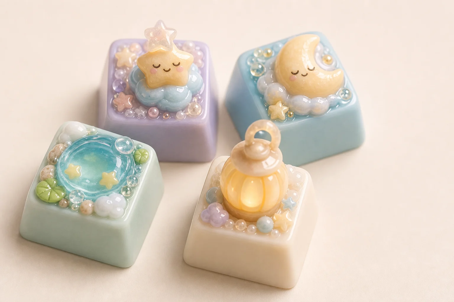 a cute artisan keycap render example 5