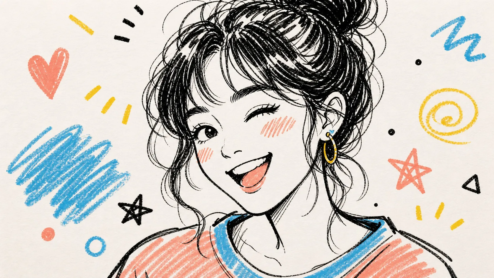 Doodle Portrait Generator Example 2