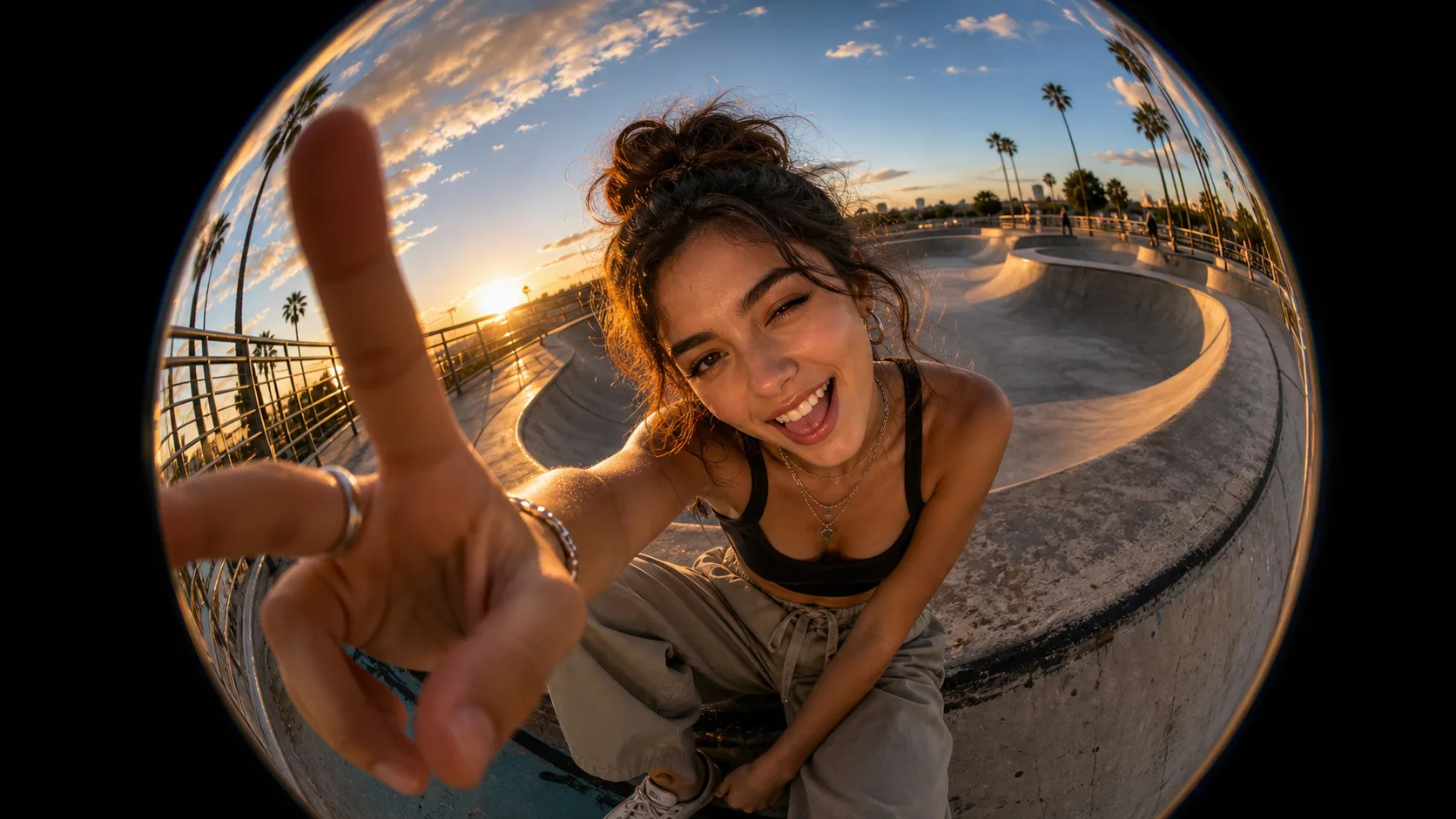 Fisheye Portrait Generator Example 2
