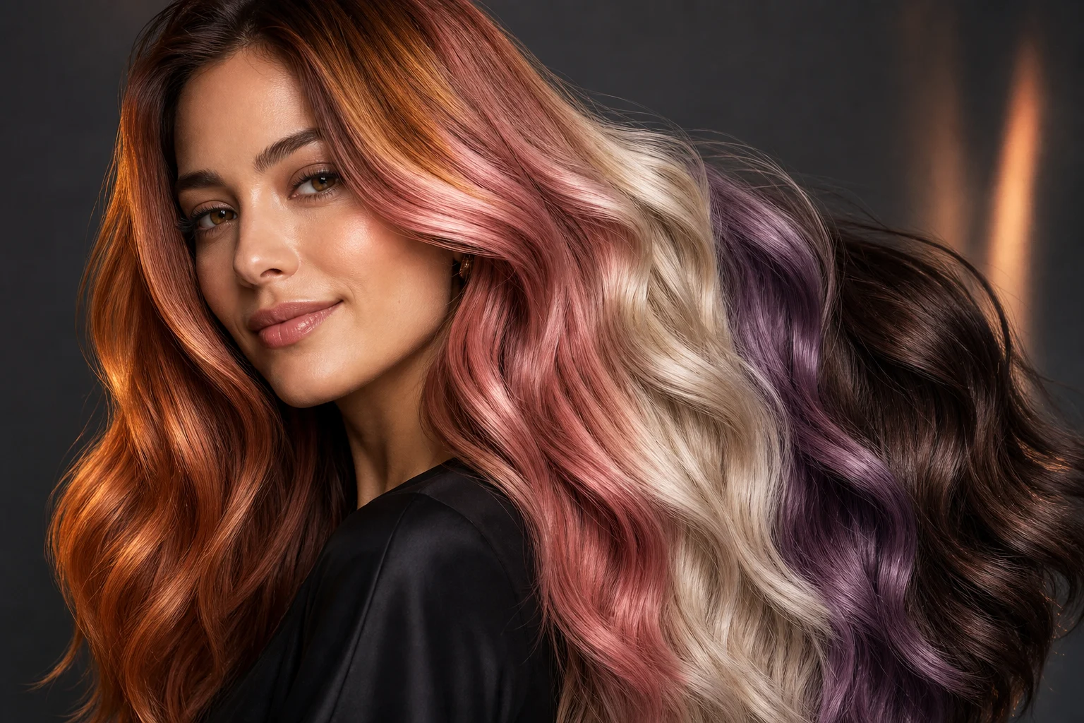AI hair color changer