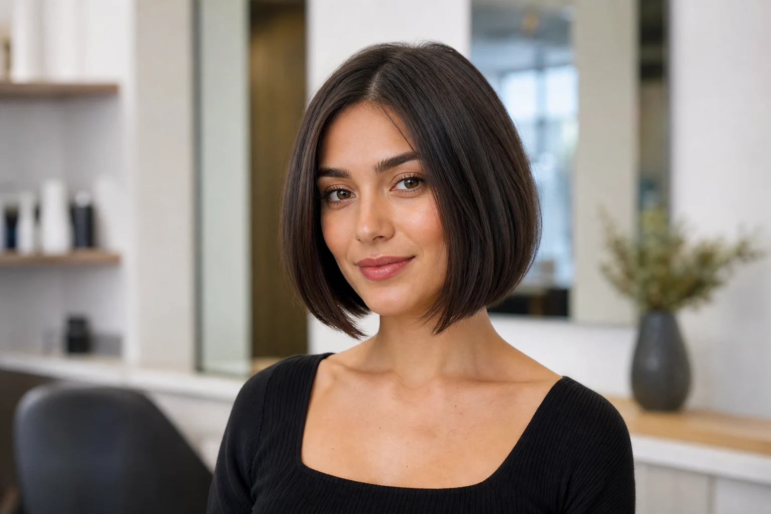 AI hairstyle changer example 1