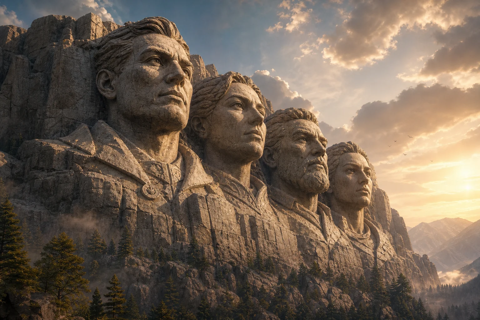 AI Mount Rushmore Generator