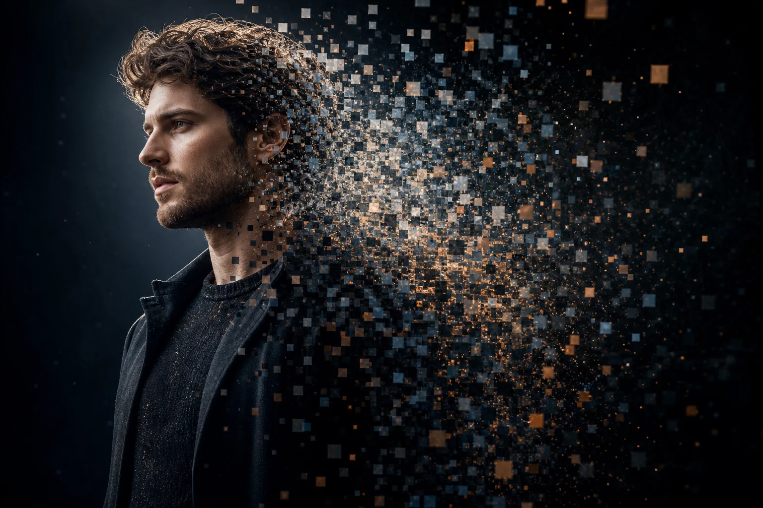 AI Pixel Dissolve Effect example 1