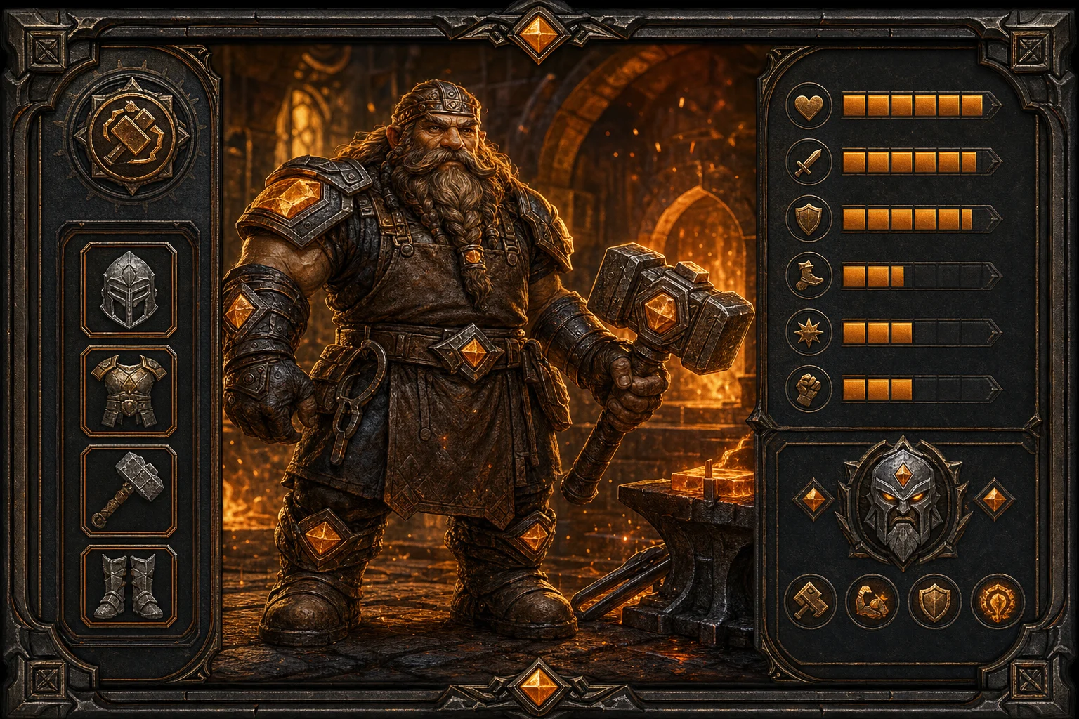 RPG character card example 4