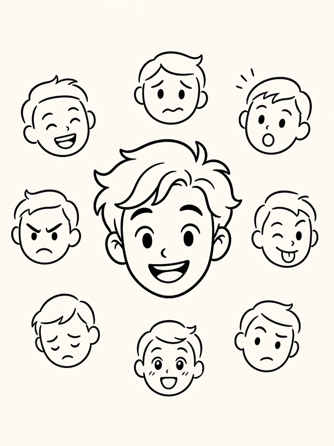 Line Art Emoji Generator