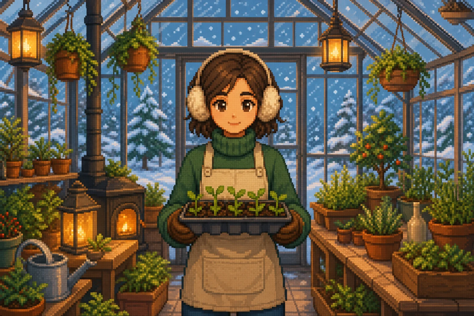 Stardew Valley-style pixel character example 6