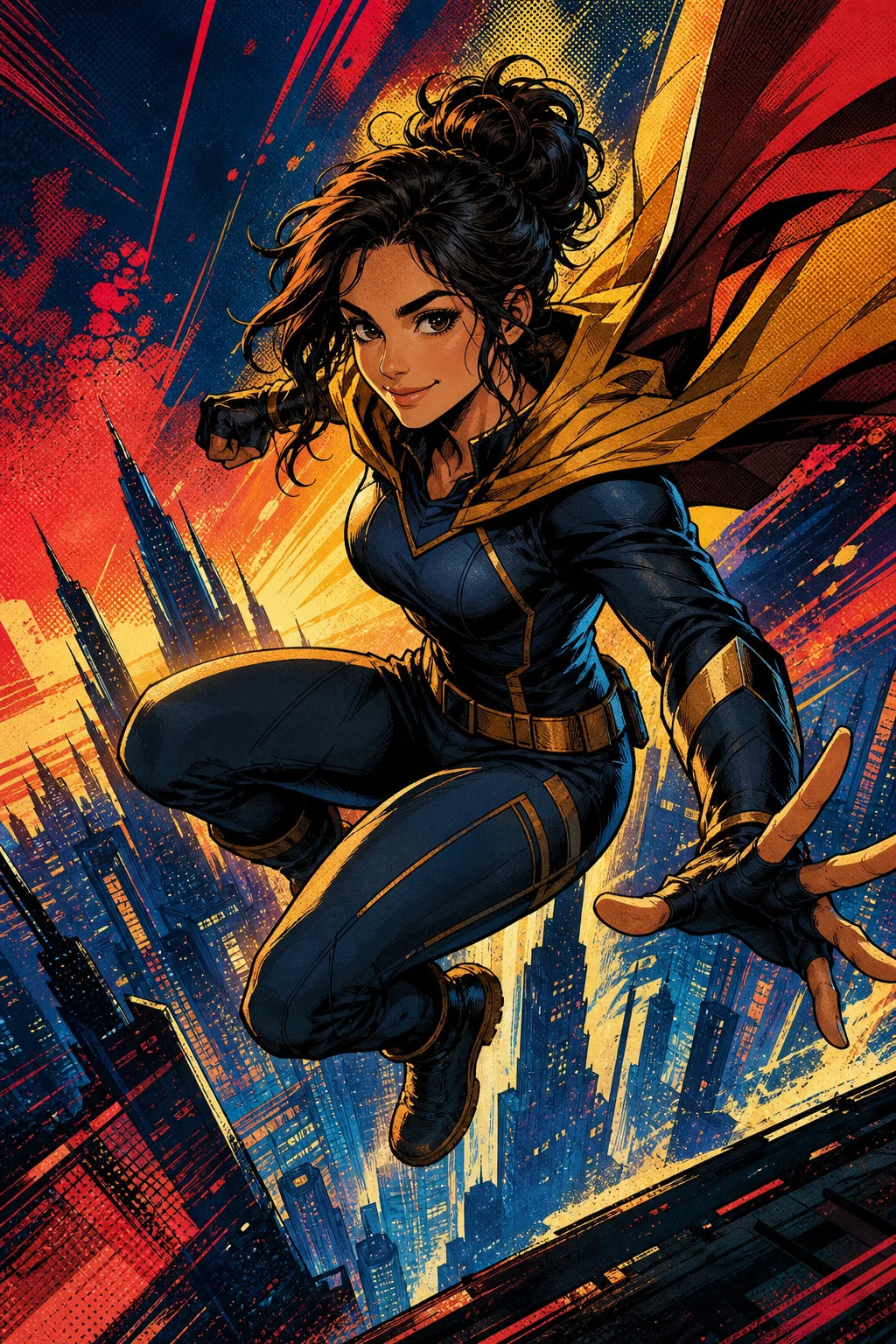 AI Superhero Comic Strip Generator