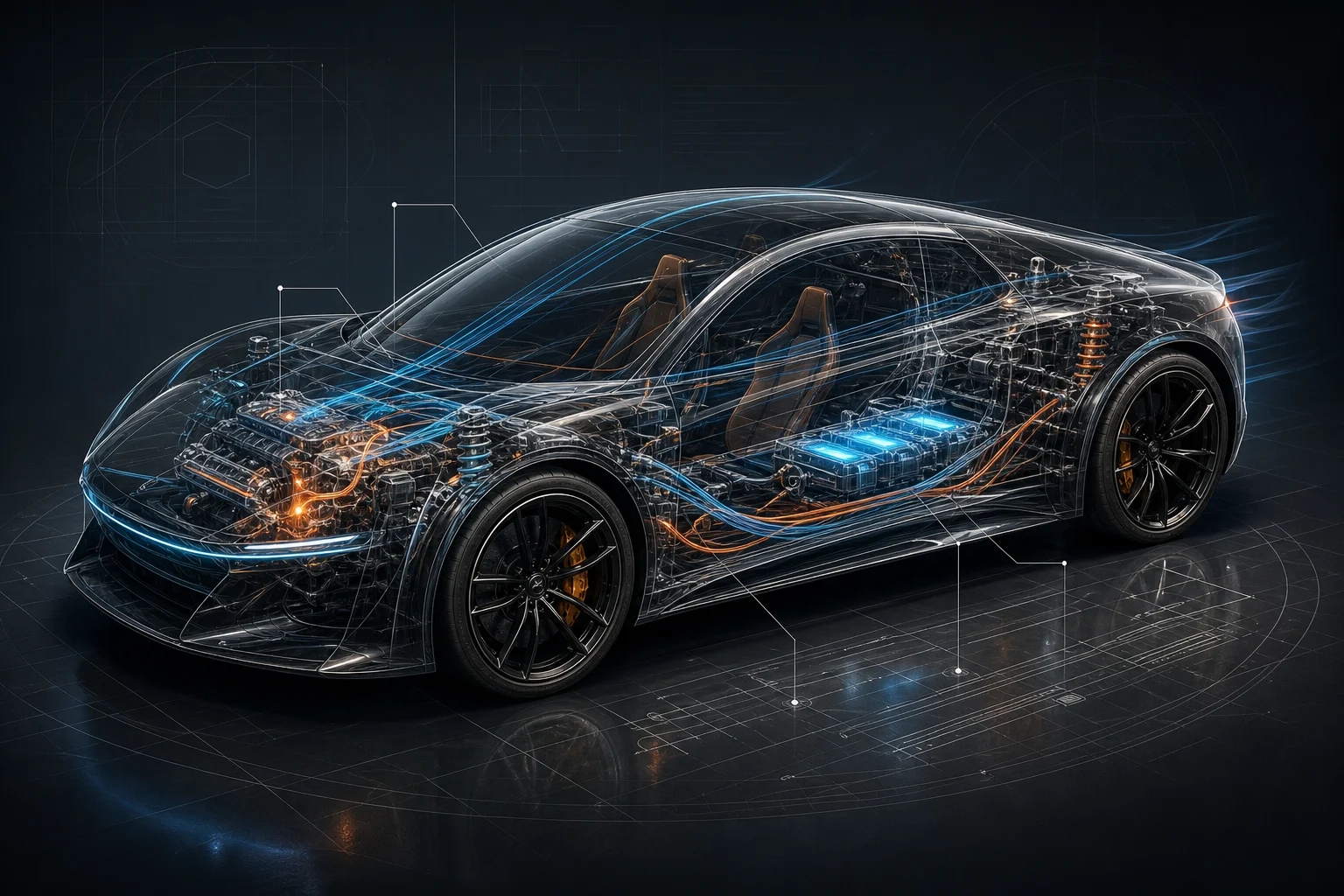 AI Technical Car Infographic Poster Generator