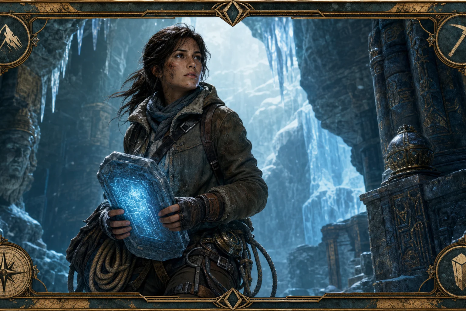 Adventure character card generated from a portrait 2