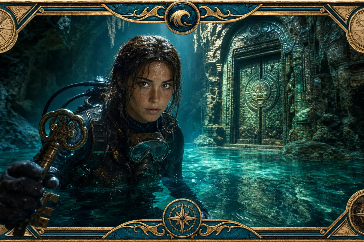 Adventure character card generated from a portrait 4