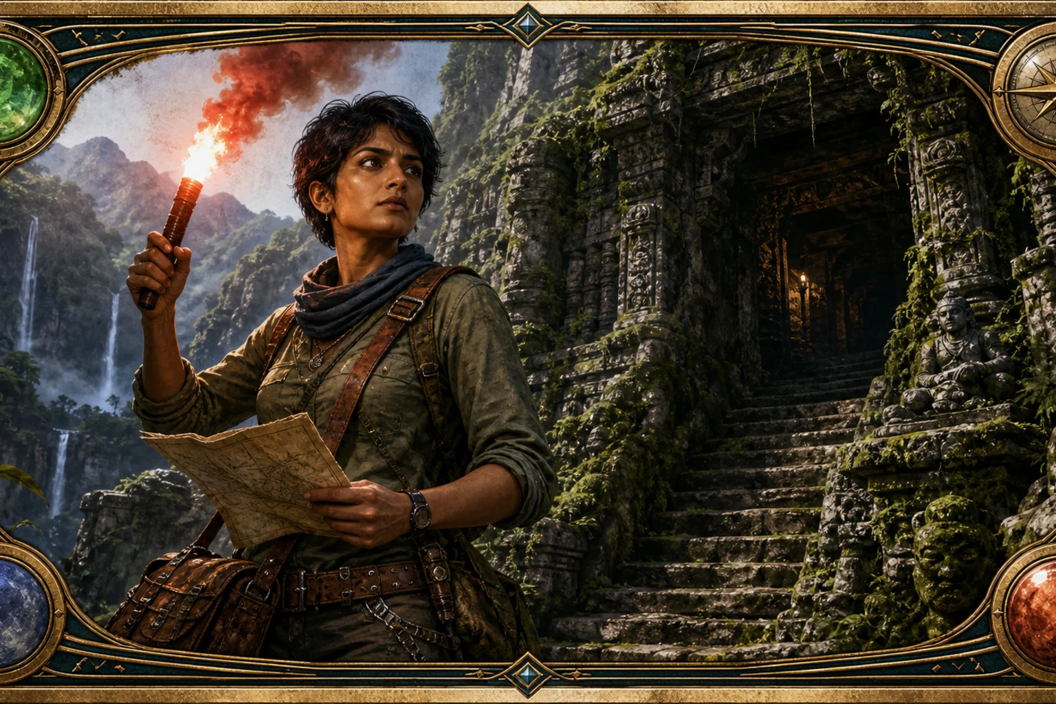 Adventure character card generated from a portrait 5